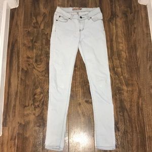 Light blue skinny jeans